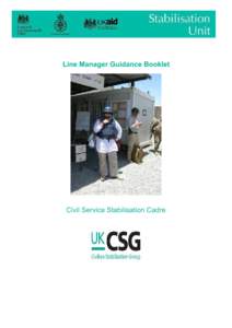 Line Manager Guidance Booklet  Civil Service Stabilisation Cadre Dear Line Manager Thank you for agreeing to support your staff member in their bid to join the Civil