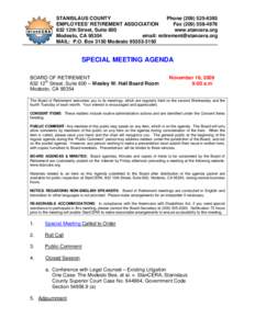 Microsoft Word - 2009_11-16_ SPECIAL_MEETING_Closed_Session_Agenda.doc