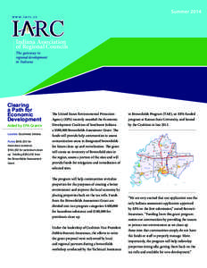 Soil contamination / Environment / Indiana Office of Community & Rural Affairs / Indiana / Metropolitan planning organization / United States Environmental Protection Agency / Government / Brownfield regulation and development / Town and country planning in the United Kingdom / Urban studies and planning / Brownfield land