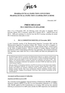 Technology / International Society for Pharmaceutical Engineering / Pic language / Business / Association of Southeast Asian Nations / Science / Good engineering practice / Pharmaceutical industry / Pharmaceutical Inspection Convention and Pharmaceutical Inspection Co-operation Scheme / Validation