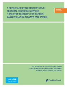 A review and evaluation of multi-sectoral response services (