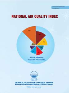 NATIONAL AIR QUALITY INDEX  Central Pollution Control Board (Ministry of Environment, Forests & Climate Change) Government of India Website: www.cpcb.nic.in