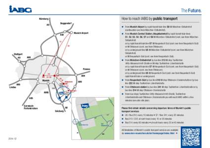 hchen  The Future. How to reach IABG by public transport  Nürnberg