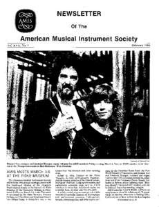 NEWSLETTER Of The American Musical Instrument Society February 1988