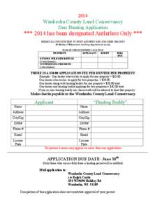 2014 WCLC deer application