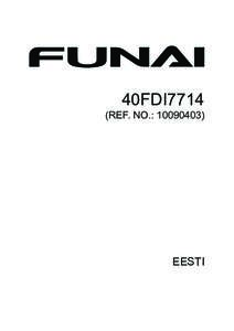 FUNAI BRANDࠉNEW PRODUCT LOGO (revised edition㸧  1,APR.,2010 40FDI7714