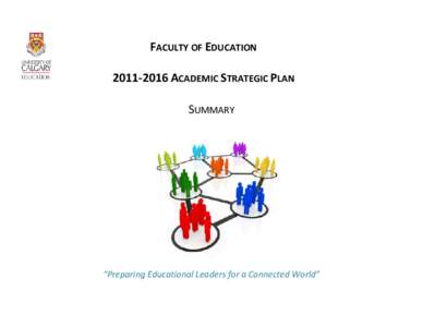 Faculty of Education Academic Strategic Plan