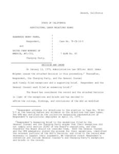 Law / Business ethics / NLRB v. Mackay Radio & Telegraph Co. / National Labor Relations Act / California Agricultural Labor Relations Act / Strike action / Unfair labor practice / Labour law / NLRB v. Fansteel Metallurgical Corp. / National Labor Relations Board / Labour relations / Human resource management