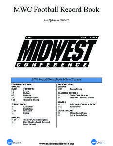 MWC Football Record Book Last Updated on[removed]