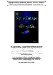 This article appeared in a journal published by Elsevier. The attached copy is furnished to the author for internal non-commercial research and education use, including for instruction at the authors institution and shar