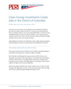 Energy policy / Energy economics / Environmental technology / 111th United States Congress / Sustainable energy / Renewable energy / Energy development / American Clean Energy and Security Act / Green-collar worker / Technology / Environment / Low-carbon economy