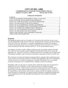 Economic Development Incentives / Economic development / Economics / Tax / Value added tax / PILOT / Alternative Minimum Tax / Property tax in the United States / Taxation / Public economics / Political economy