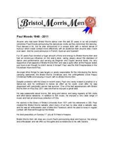 Morris dance / Local government in England / Bristol / Mummers Play / England / English music / Theatre / English folklore