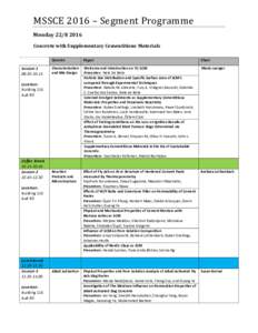 Microsoft Word - Concrete with Supplementary Cementitious materials? - Conference