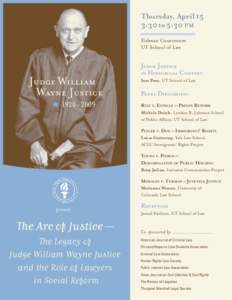 Politics of the United States / United States / William Wayne Justice / American Civil Liberties Union / Thurgood Marshall