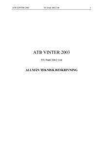 ATB VINTER[removed]VV Publ 2002:148