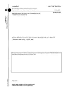 Unclassified  DAF/COMP[removed]Organisation de Coopération et de Développement Economiques Organisation for Economic Co-operation and Development