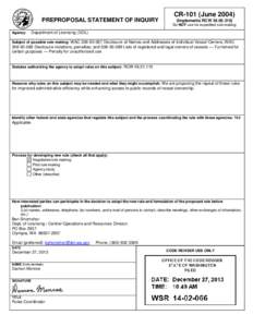 Rulemaking / United States administrative law / Administrative law / Decision theory