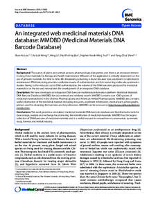 Lou et al. BMC Genomics 2010, 11:402 http://www.biomedcentral.com Open Access  DATABASE