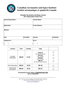 Taxation in Canada / Canadian Aeronautics and Space Journal / Institut aronautique et spatial / Canadian Aeronautics and Space Institute / Goods and services tax / Kanata /  Ontario / Technology / Economy / Business