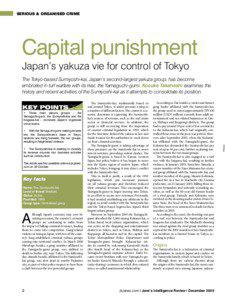 SERIOUS & ORGANISED CRIME  Capital punishment