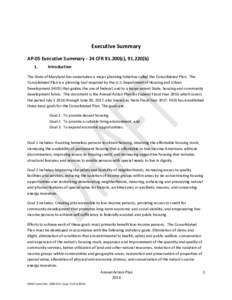 Executive Summary AP-05 Executive Summary - 24 CFRc), b) 1. Introduction