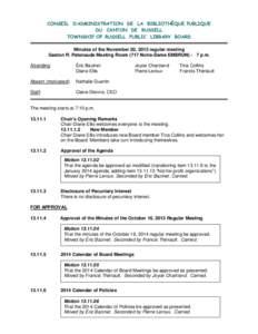 Agenda / Second / Parliamentary procedure / Meetings / Minutes