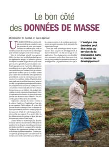 Le bon côté des DONNÉES DE MASSE Christopher W. Surdak et Sara Agarwal U