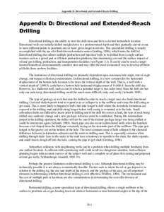 Petroleum production / Oil wells / Petroleum geology / Directional drilling / Extended reach drilling / Drilling fluid / Drilling rig / Measurement while drilling / Underbalanced drilling / Petroleum / Oilfield terminology / Technology