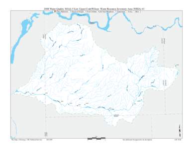 2008 Water Quality 303(d)-5 List: Upper Crab/Wilson Water Resource Inventory Area (WRIA[removed]d) Parameters: Dissolved Oxygen  Fecal Coliform