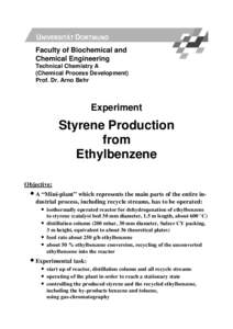 Microsoft Word - Experiment Styrene.doc