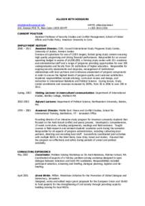 Harvard University / The Fletcher School of Law and Diplomacy / Tufts University / Year of birth missing / West Bank / Peace and conflict studies / Jordan / Yitzhak Reiter / Eytan Gilboa / Asia / Western Asia / Association of Professional Schools of International Affairs