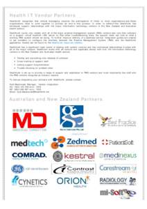 HealthLink ~ Health IT Vendor Partners