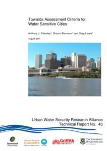 Landscape architecture / Irrigation / Urban studies and planning / Reclaimed water / Sustainable development / Water management / Water resources / International Water Centre / Integrated urban water management / Environment / Sustainability / Environmental social science