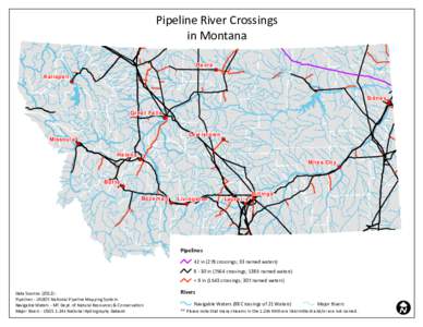 Pipeline River Crossings in Montana Havre Kalispell  !