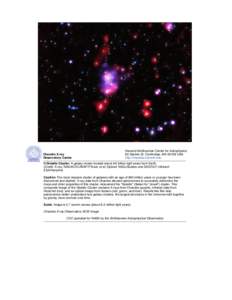 Chandra :: Photo Album :: il Gioiello Cluster :: il Gioiello Cluster Handout