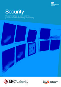 S17  First published 2011 Version 01  Security