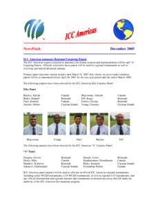 Steve Gordon / ICC Americas Championship / David Wight / Pearson Best / World Cricket League / Kenute Tulloch / Bermuda national cricket team / Cricket / Forms of cricket / Limited overs cricket