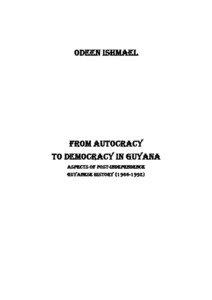 Forbes Burnham / Desmond Hoyte / Cheddi Jagan / British Guiana / Guyanese people / Brindley Benn / CIA activities in Guyana / Guyana / Americas / Government