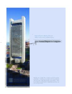 Federal Reserve Bank of Boston Office of Diversity and Inclusion 2012 Annual Report to Congress
