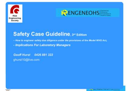 Safety Case Guideline, 3  rd Edition