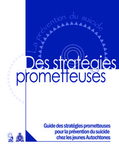 Guide des stratégies prometteuses pour la prévention du suicide chez les jeunes Autochtones Auteures : Jennifer White et Nadine Jodoin