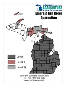 Emerald Ash Borer Quarantine Map