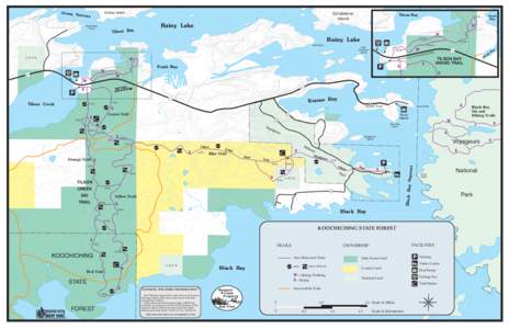 Pine Island State Forest / Koochiching State Forest / Voyageurs National Park / Koochiching County /  Minnesota / Trail / Long-distance trails in the United States / Lake of the Woods State Forest / George Washington State Forest / Geography of Minnesota / Minnesota / Kabetogama State Forest