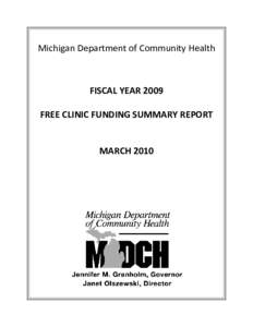 Microsoft Word - Free Clinic Funding 09 Report FINAL.doc