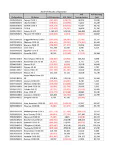 2013 AFR Results of Operation