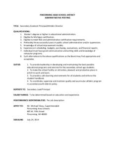 Microsoft Word - assistant principal athletic director