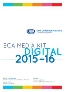 ECA MEDIA KIT  DIGITAL 2015–16 Bonnie Montgomery