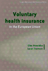 1  Voluntary health insurance in the European Union  2