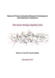 National Primary Industries Research Development and Extension Framework Wine Sector Strategy Capability Audit  Report on the 2012 Audit Update